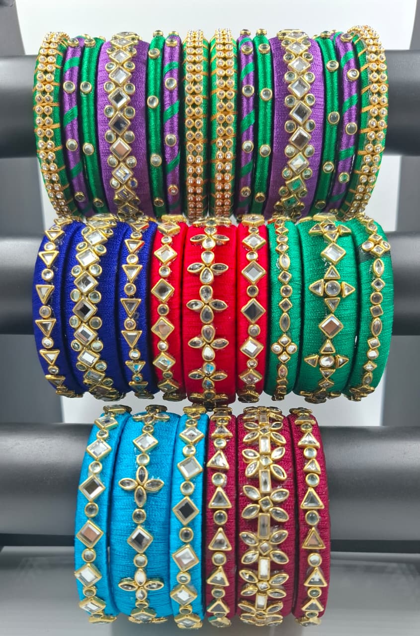 Silk Bangles Collection